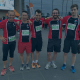 Gruppenfoto unseres Laufteams vor der Ratiopharm Arena vor dem Neu-Ulmer Firmenlauf 2019 als Titelbild des dazugehörigen Blogartikels.