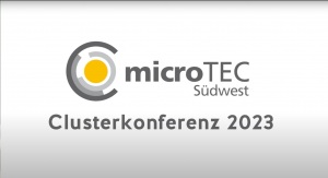 Titelbild des Videozusammenschnitts der microTEc Clusterkonferenz 2023.