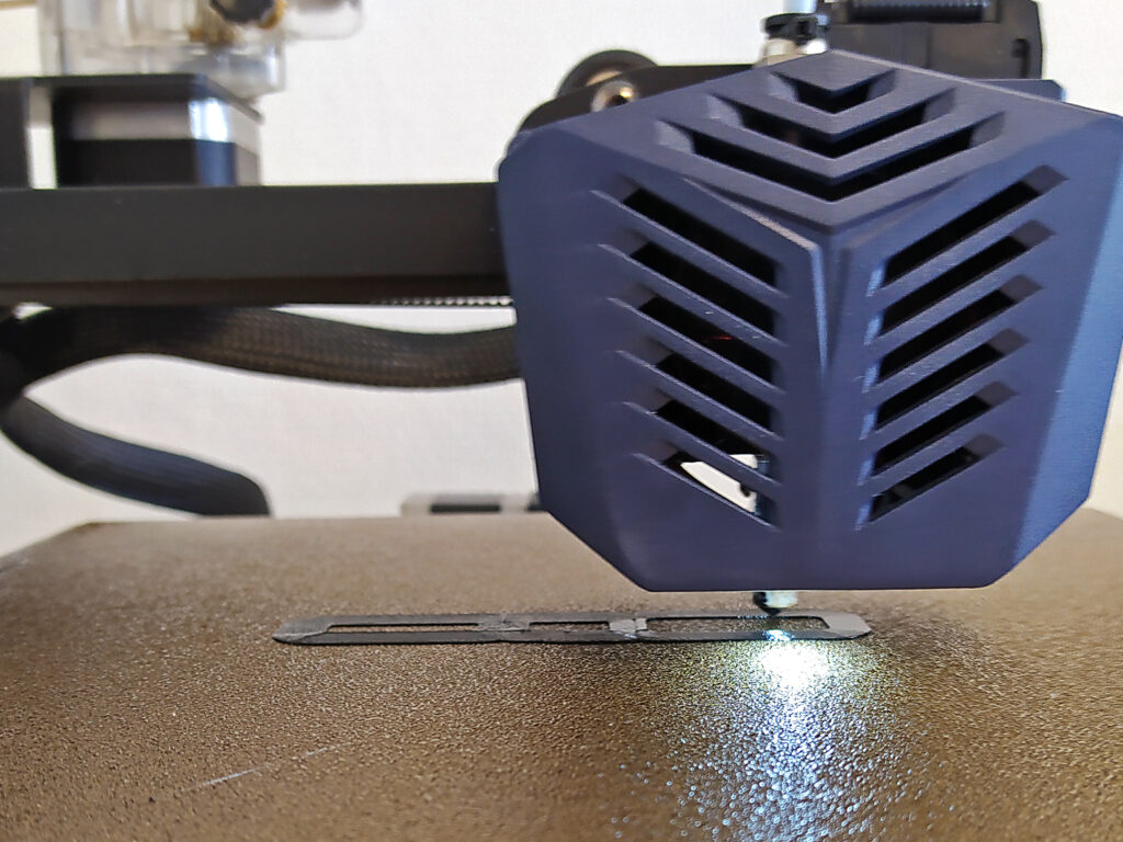 Aufbau der Stützen für den Prototype durch den 3D-Drucker