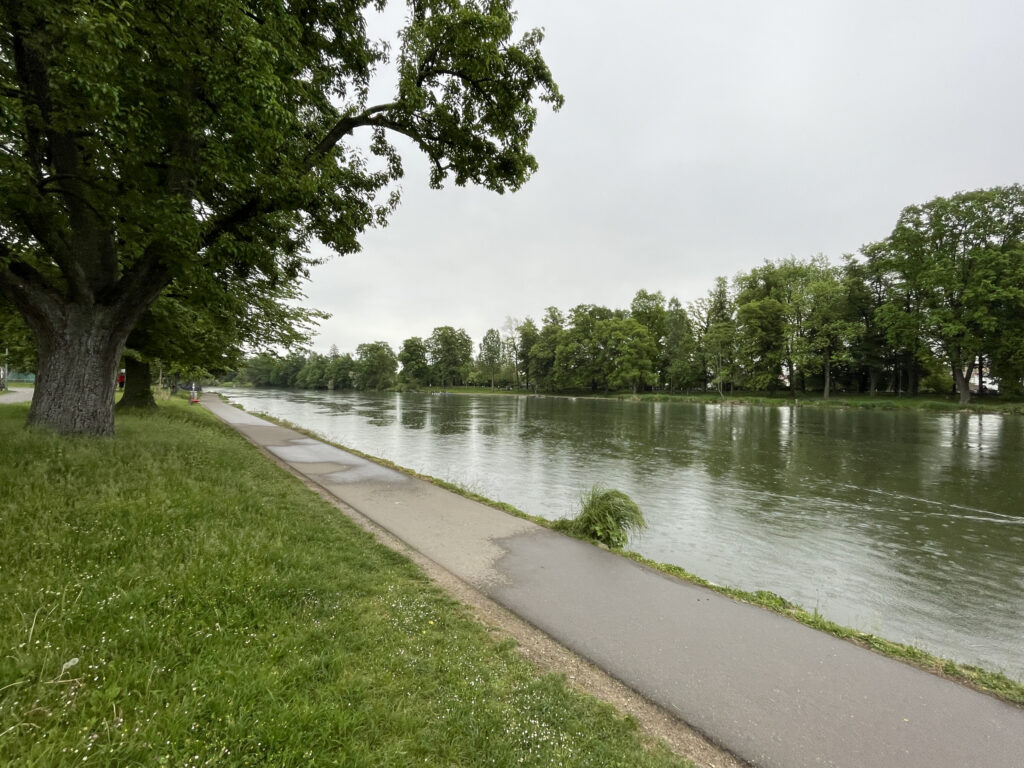 Bild der Laufstrecke des AOK Firmenlaufs 2024